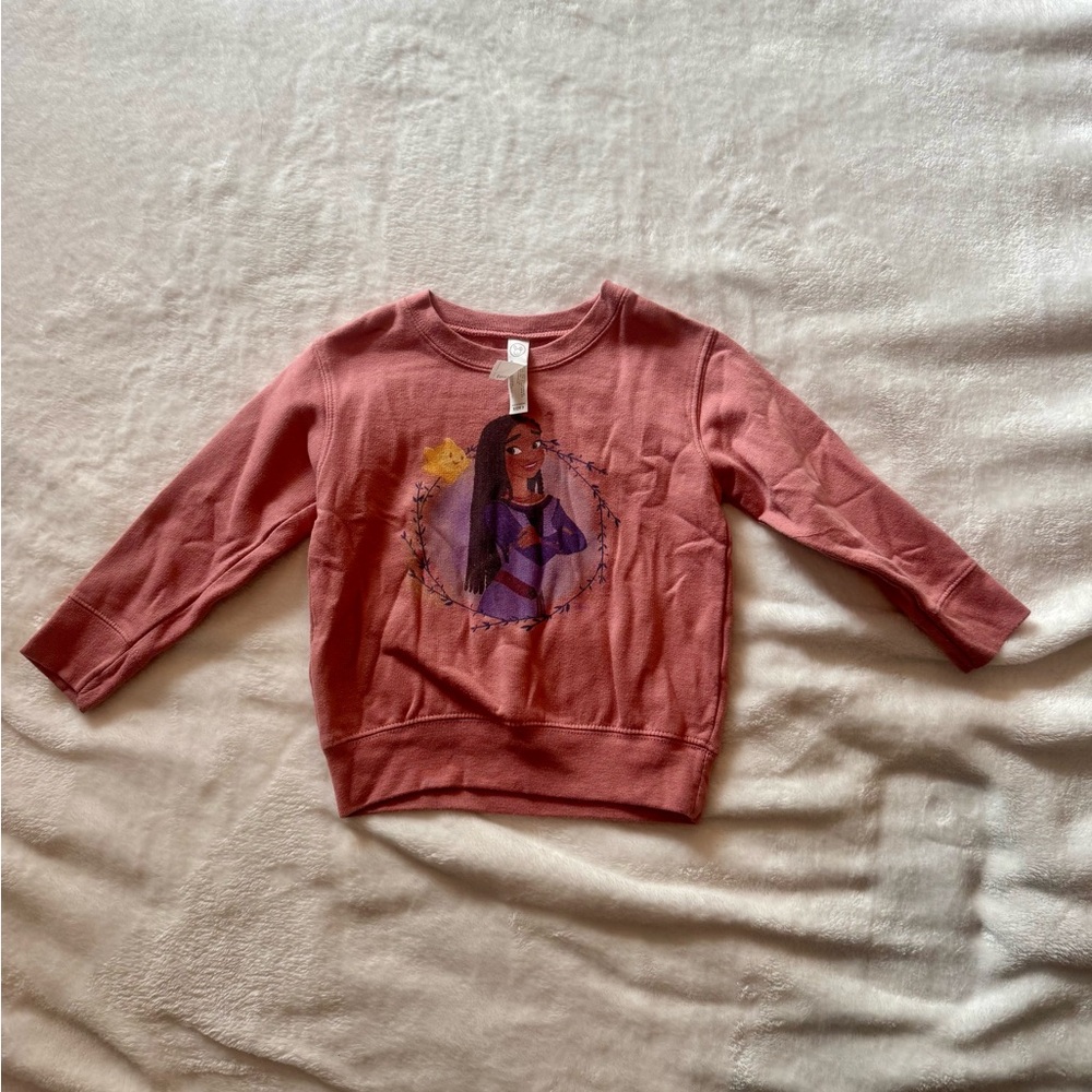 Kids Pink “Wish” Sweatshirt